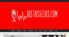 Desktop Screenshot of justusgeeks.com